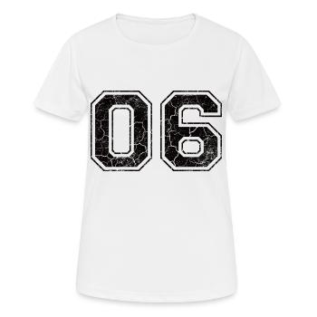 Paie 06 in Grunge Look - T-shirt respirant Femme - blanc - Devant - AI Model Female 172 dark (172cm)