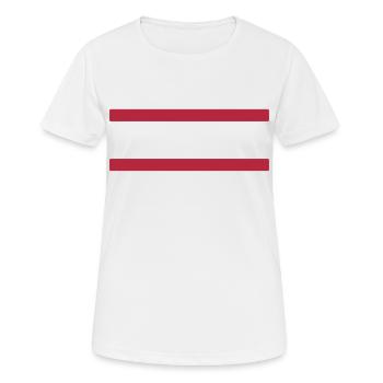 Ornement de frontière - T-shirt respirant Femme - blanc - Devant - AI Model Female 172 dark (172cm)