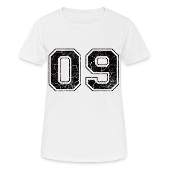 Paie 09 in Grunge Look - T-shirt respirant Femme - blanc - Devant - AI Model Female 172 dark (172cm)