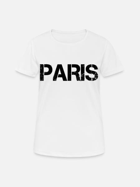 Paris - T-shirt respirant Femme - blanc