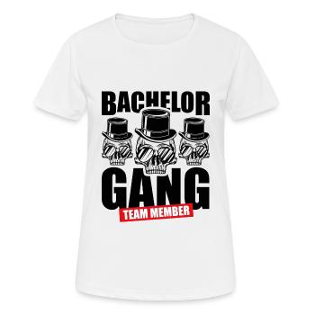 Bachelor degree team - T-shirt respirant Femme - blanc - Devant - AI Model Female 172 dark (172cm)