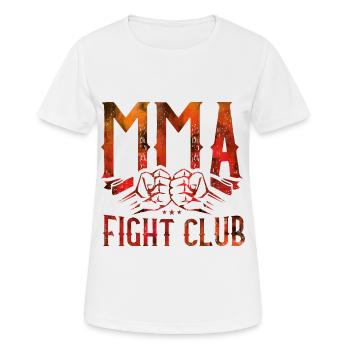 Fight Club Mma - T-shirt respirant Femme - blanc - Devant - AI Model Female 172 dark (172cm)