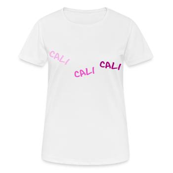 Gymnastique Calisthenics Fit - T-shirt respirant Femme - blanc - Devant - AI Model Female 172 dark (172cm)