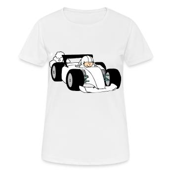 Formula Race car - Women's Breathable T-Shirt - white - Front - AI Model Female 172 dark (172cm)