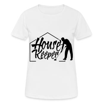Ménage ménage - T-shirt respirant Femme - blanc - Devant - AI Model Female 172 dark (172cm)
