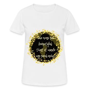 Adrian Ivashkov, Sydney Sage Quote Richelle Mea - Women's Breathable T-Shirt - white - Front - AI Model Female 172 dark (172cm)