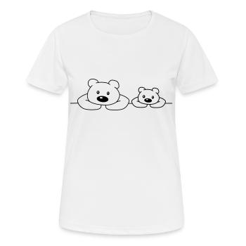 Teddys - Women's Breathable T-Shirt - white - Front - AI Model Female 172 dark (172cm)