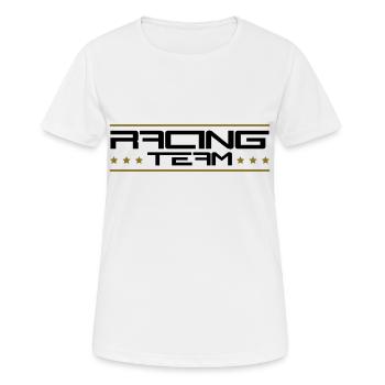 Racing Team - T-shirt respirant Femme - blanc - Devant - AI Model Female 172 dark (172cm)