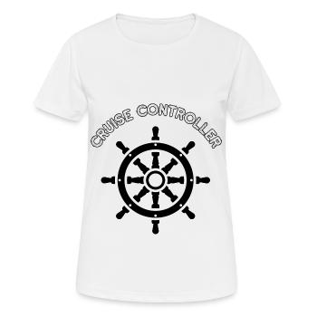 Tempomat | Wasser-Kommando - Frauen T-Shirt atmungsaktiv - Weiß - Vorne - AI Model Female 172 dark (172cm)