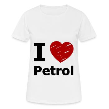 Amour de l’essence - T-shirt respirant Femme - blanc - Devant - AI Model Female 172 dark (172cm)