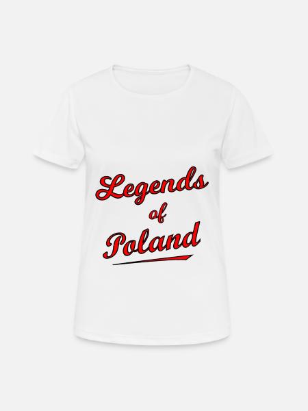 Légendes polonaises - T-shirt respirant Femme - blanc