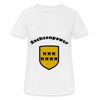 Le pouvoir de la Transylvanie - T-shirt respirant Femme - blanc - Devant - AI Model Female 172 dark (172cm)