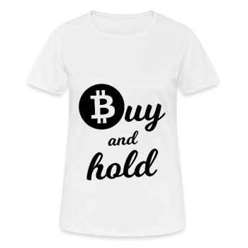 Coin Investor - Frauen T-Shirt atmungsaktiv - Weiß - Vorne - AI Model Female 172 dark (172cm)