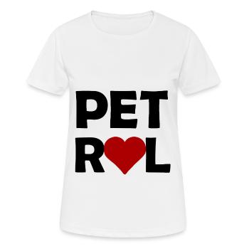 Les amis de l’essence et du diesel - T-shirt respirant Femme - blanc - Devant - AI Model Female 172 dark (172cm)