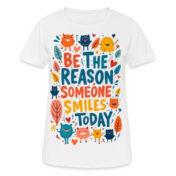 Soyez la raison - T-shirt respirant Femme - blanc - Devant - AI Model Female 172 dark (172cm)