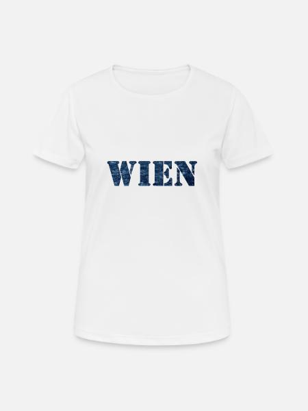 WIEN - Women's Breathable T-Shirt - white