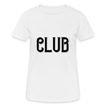 Club - Women's Breathable T-Shirt - white - Front - AI Model Female 172 dark (172cm)