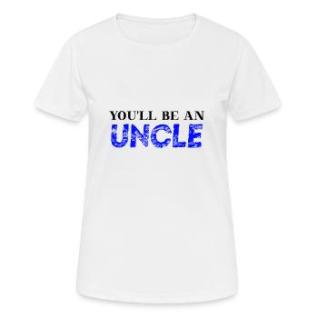 You'll be an uncle gift idea uncle pregnant - Women's Breathable T-Shirt - white - Front - AI Model Female 172 dark (172cm)