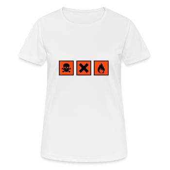 Chemist - Women's Breathable T-Shirt - white - Front - AI Model Female 172 dark (172cm)