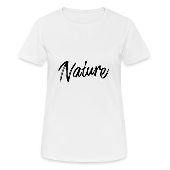 Nature - T-shirt respirant Femme - blanc - Devant - AI Model Female 172 dark (172cm)