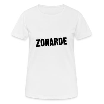 zonarde - T-shirt respirant Femme - blanc - Devant - AI Model Female 172 dark (172cm)