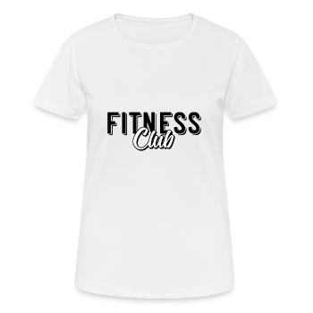 Fitness Club - Frauen T-Shirt atmungsaktiv - Weiß - Vorne - AI Model Female 172 dark (172cm)