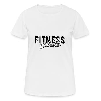 Fitness Club - Frauen T-Shirt atmungsaktiv - Weiß - Vorne - AI Model Female 172 dark (172cm)