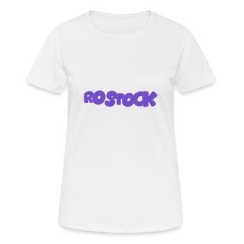 Rostock - Frauen T-Shirt atmungsaktiv - Weiß - Vorne - AI Model Female 172 dark (172cm)