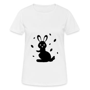 Rabbit - Rabbit Nature Easter - Women's Breathable T-Shirt - white - Front - AI Model Female 172 dark (172cm)