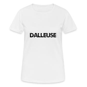 dalleuse - T-shirt respirant Femme - blanc - Devant - AI Model Female 172 dark (172cm)