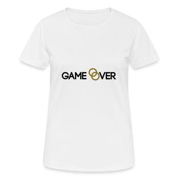 Game over - Women's Breathable T-Shirt - white - Front - AI Model Female 172 dark (172cm)