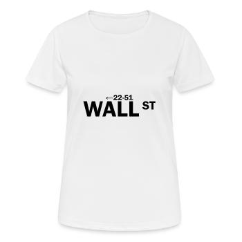Wall Street - Women's Breathable T-Shirt - white - Front - AI Model Female 172 dark (172cm)