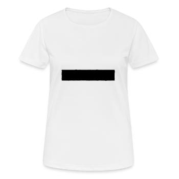 Bannière - T-shirt respirant Femme - blanc - Devant - AI Model Female 172 dark (172cm)