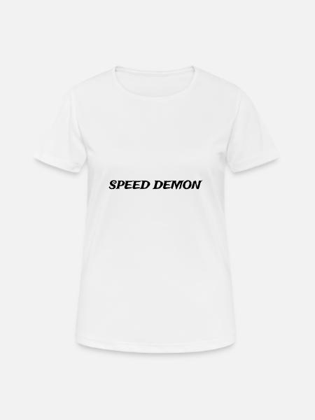 Démon de vitesse - T-shirt respirant Femme - blanc