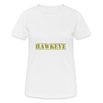 Hawkeye - Frauen T-Shirt atmungsaktiv - Weiß - Vorne - AI Model Female 172 dark (172cm)