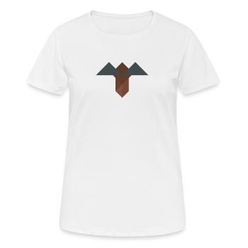 Spitzhacke - Tangram - Frauen T-Shirt atmungsaktiv - Weiß - Vorne - AI Model Female 172 dark (172cm)
