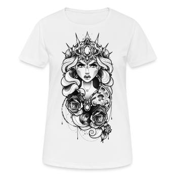 Griff des Frosts - Frauen T-Shirt atmungsaktiv - Weiß - Vorne - AI Model Female 172 dark (172cm)