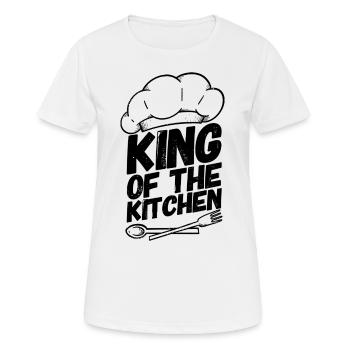 Cuisine cuisine cuisine cuisinière - T-shirt respirant Femme - blanc - Devant - AI Model Female 172 dark (172cm)