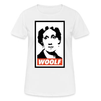 Virginia Woolf - Women's Breathable T-Shirt - white - Front - AI Model Female 172 dark (172cm)