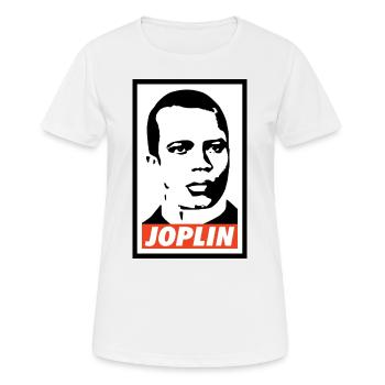 Scott Joplin - Frauen T-Shirt atmungsaktiv - Weiß - Vorne - AI Model Female 172 dark (172cm)