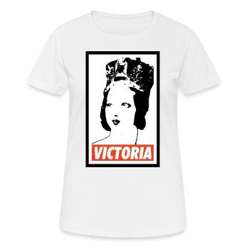 Reina Victoria - T-shirt respirant Femme - blanc - Devant - AI Model Female 172 dark (172cm)