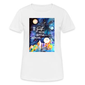 Watzmann - T-shirt respirant Femme - blanc - Devant - AI Model Female 172 dark (172cm)