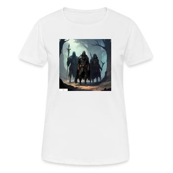 Friends of ancient fantasy - Women's Breathable T-Shirt - white - Front - AI Model Female 172 dark (172cm)