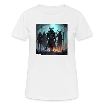 Mages & Sorcerers Friends - Women's Breathable T-Shirt - white - Front - AI Model Female 172 dark (172cm)