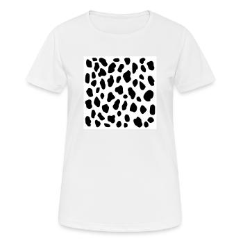 dalmatien - T-shirt respirant Femme - blanc - Devant - AI Model Female 172 dark (172cm)