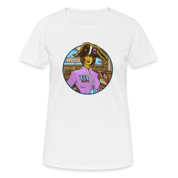 BARONESS POPOTANA - Women's Breathable T-Shirt - white - Front - AI Model Female 172 dark (172cm)