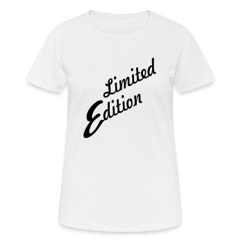 limited edition - Frauen T-Shirt atmungsaktiv - Weiß - Vorne - AI Model Female 172 dark (172cm)
