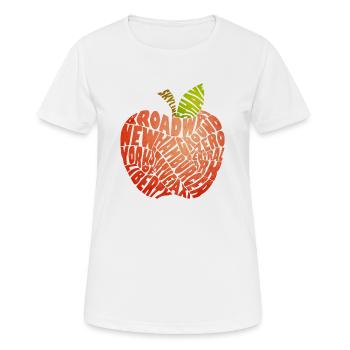 New York - Frauen T-Shirt atmungsaktiv - Weiß - Vorne - AI Model Female 172 dark (172cm)