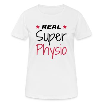 Krankengymnast / Krankengymnastin / Physio / - Frauen T-Shirt atmungsaktiv - Weiß - Vorne - AI Model Female 172 dark (172cm)