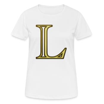 L Or - T-shirt respirant Femme - blanc - Devant - AI Model Female 172 dark (172cm)